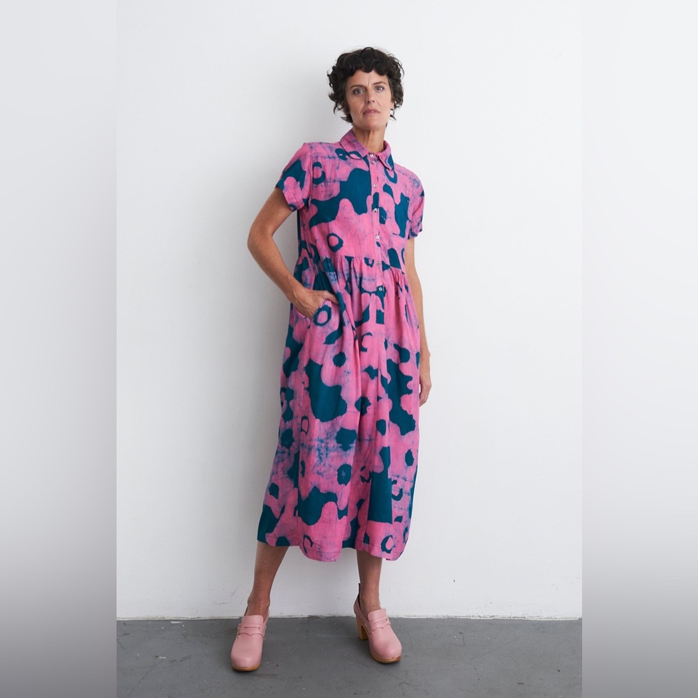 Osei Duro Imperium Dress in Pool Party - Size Medium